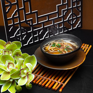 Potage aux raviolis - Wonton